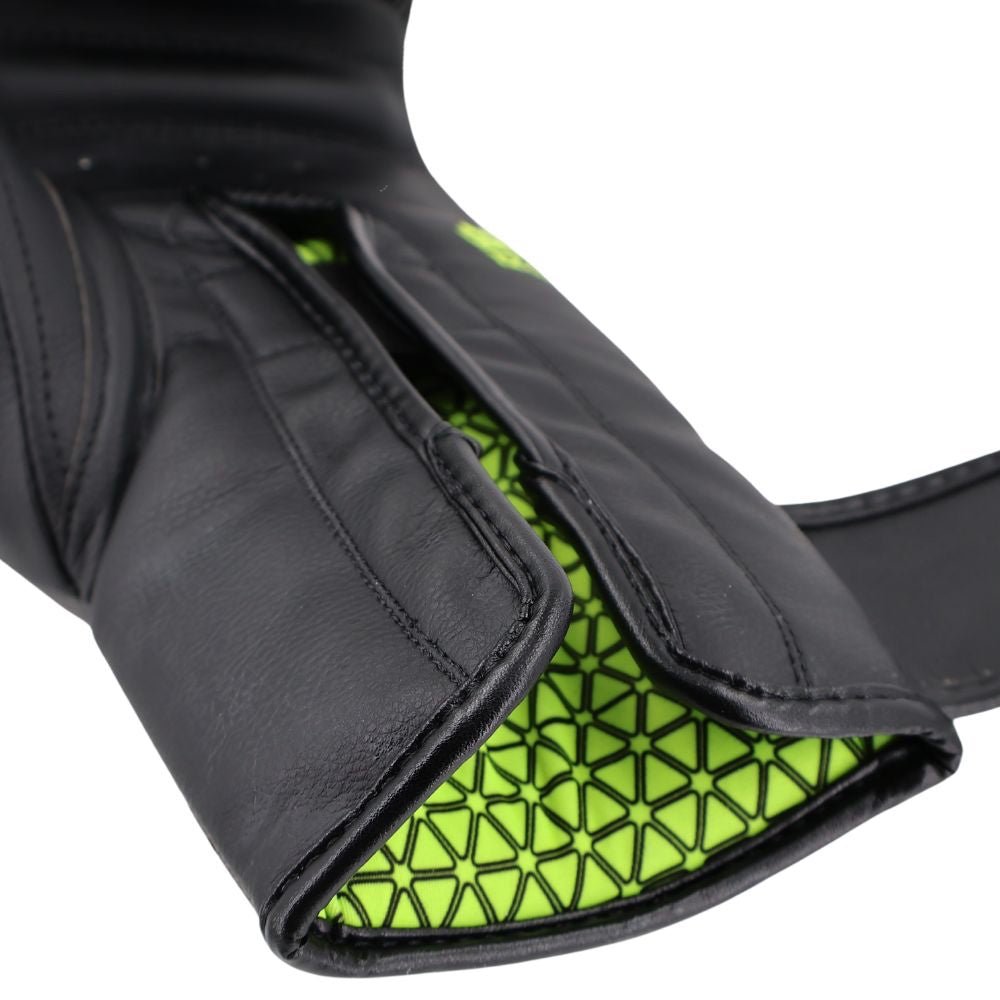 Playerz SparTech Boxing Gloves - Black/Neon - Playerz Boxing