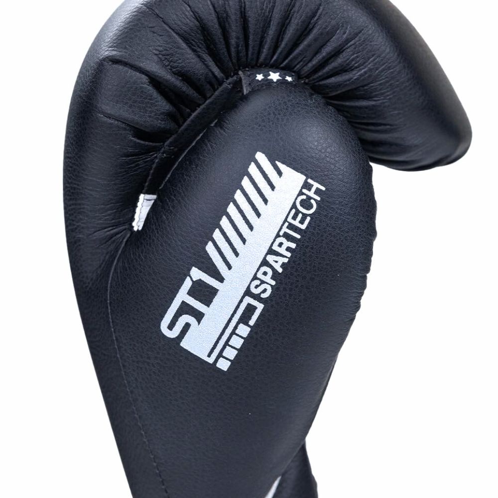 Playerz SparTech Boxing Gloves - Black/White - Playerz Boxing