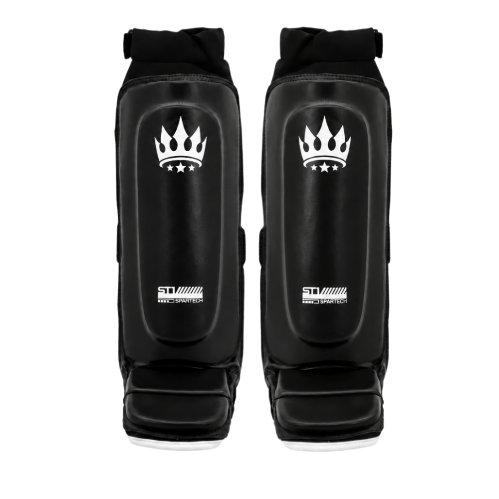 Playerz SparTech MMA Shin Guard - Black/White