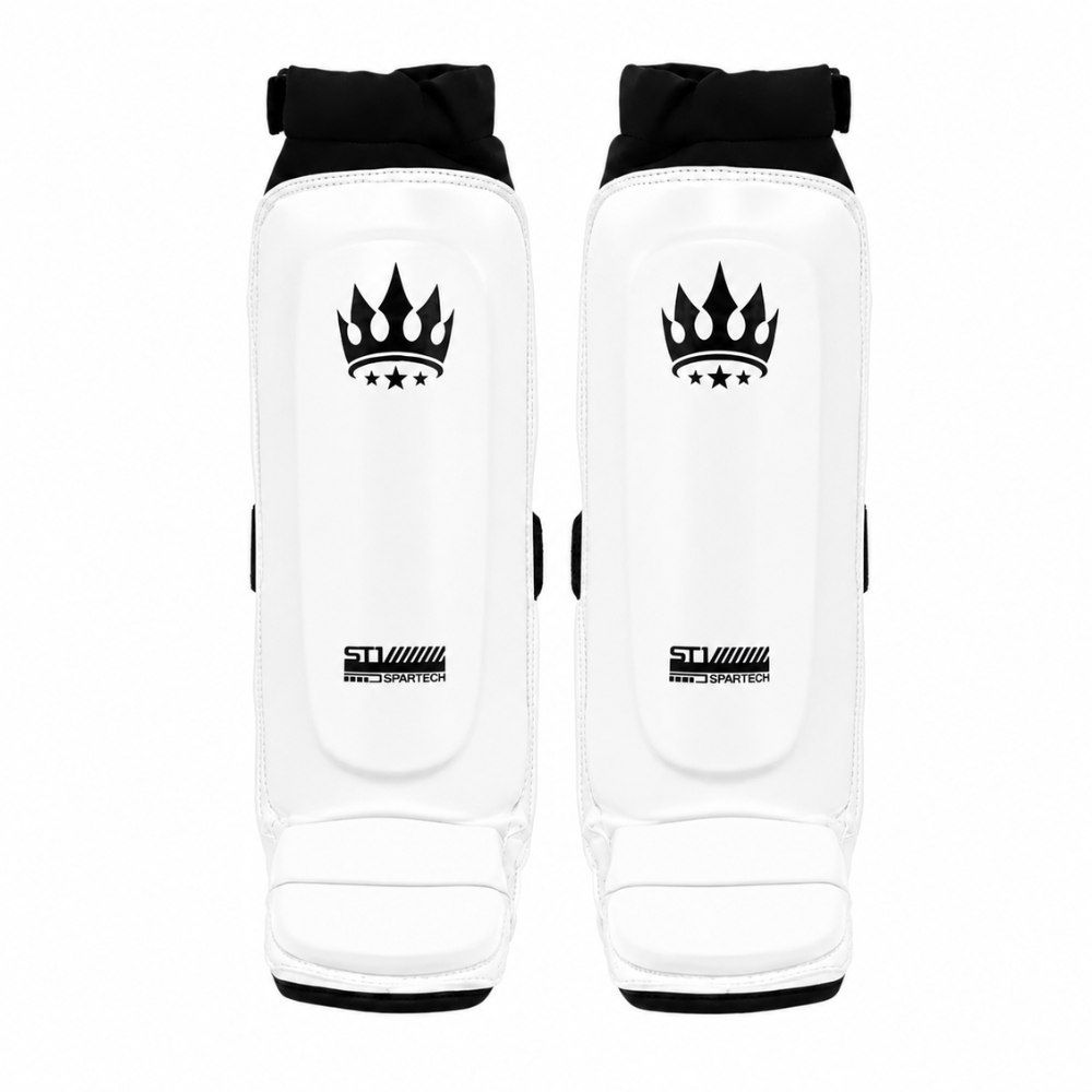 Playerz SparTech MMA Shin Guard - White/Black