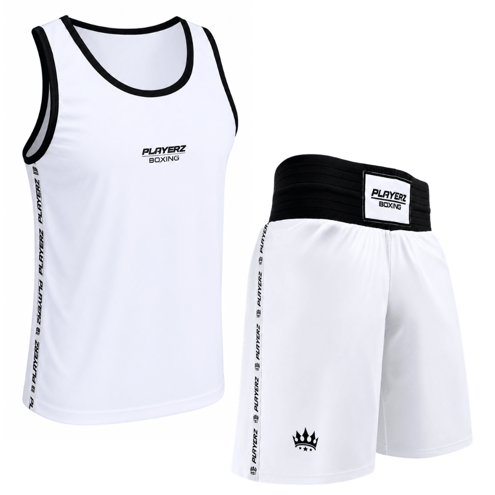 Playerz Boxing Set - White - Playerz Boxing