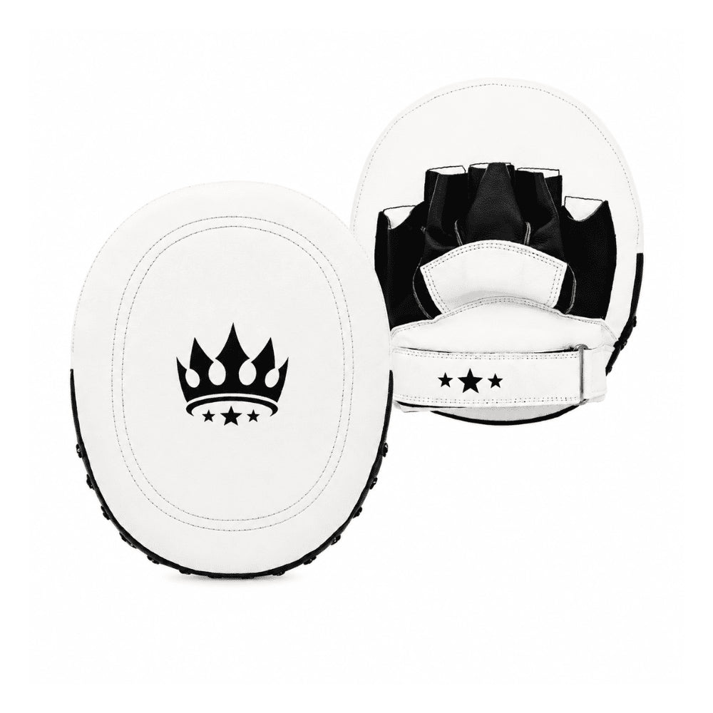 Playerz CoachTech Air Focus Pads - White - Playerz Boxing