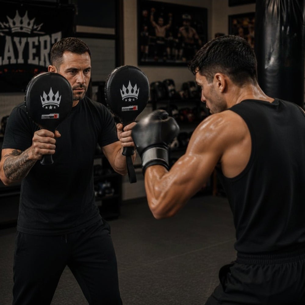 Playerz CoachTech Focus Paddles - Black - Playerz Boxing
