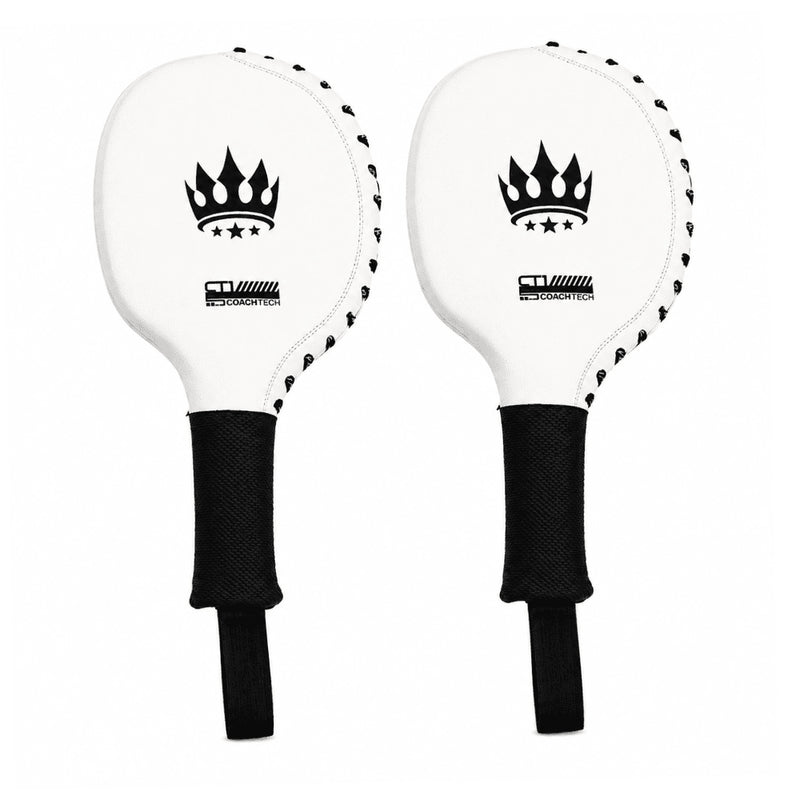 Playerz CoachTech Focus Paddles - White - Playerz Boxing
