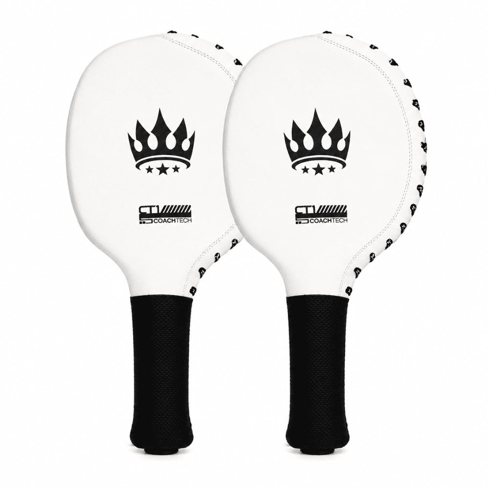 Playerz CoachTech Focus Paddles - White - Playerz Boxing