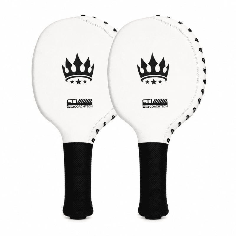 Playerz CoachTech Focus Paddles - White - Playerz Boxing