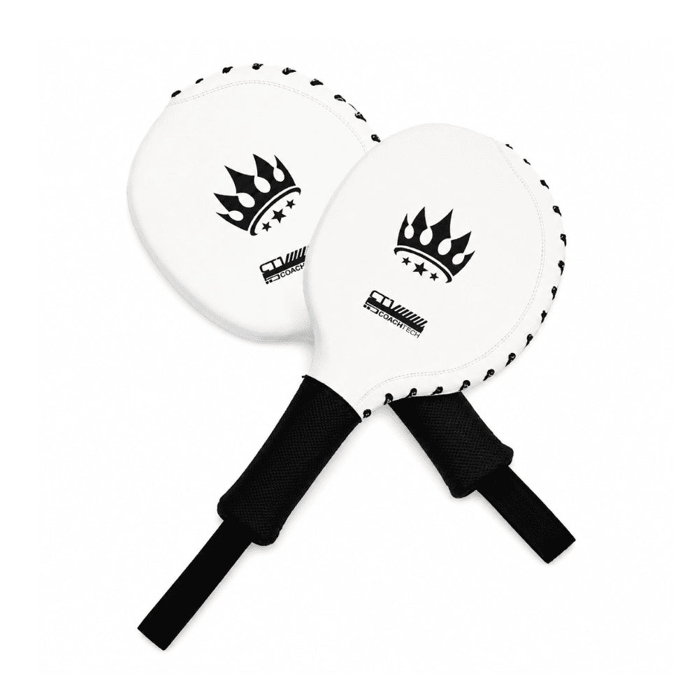 Playerz CoachTech Focus Paddles - White - Playerz Boxing