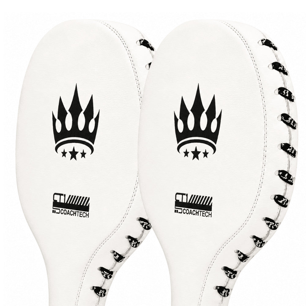 Playerz CoachTech Focus Paddles - White - Playerz Boxing