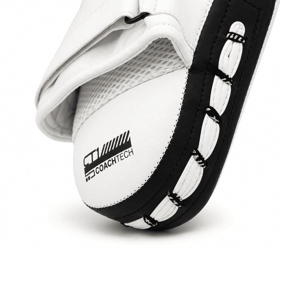 Playerz CoachTech Focus Pads - White - Playerz Boxing