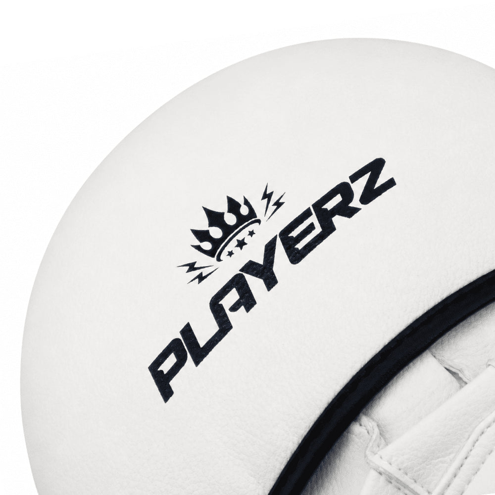 Playerz CoachTech Focus Pads - White - Playerz Boxing