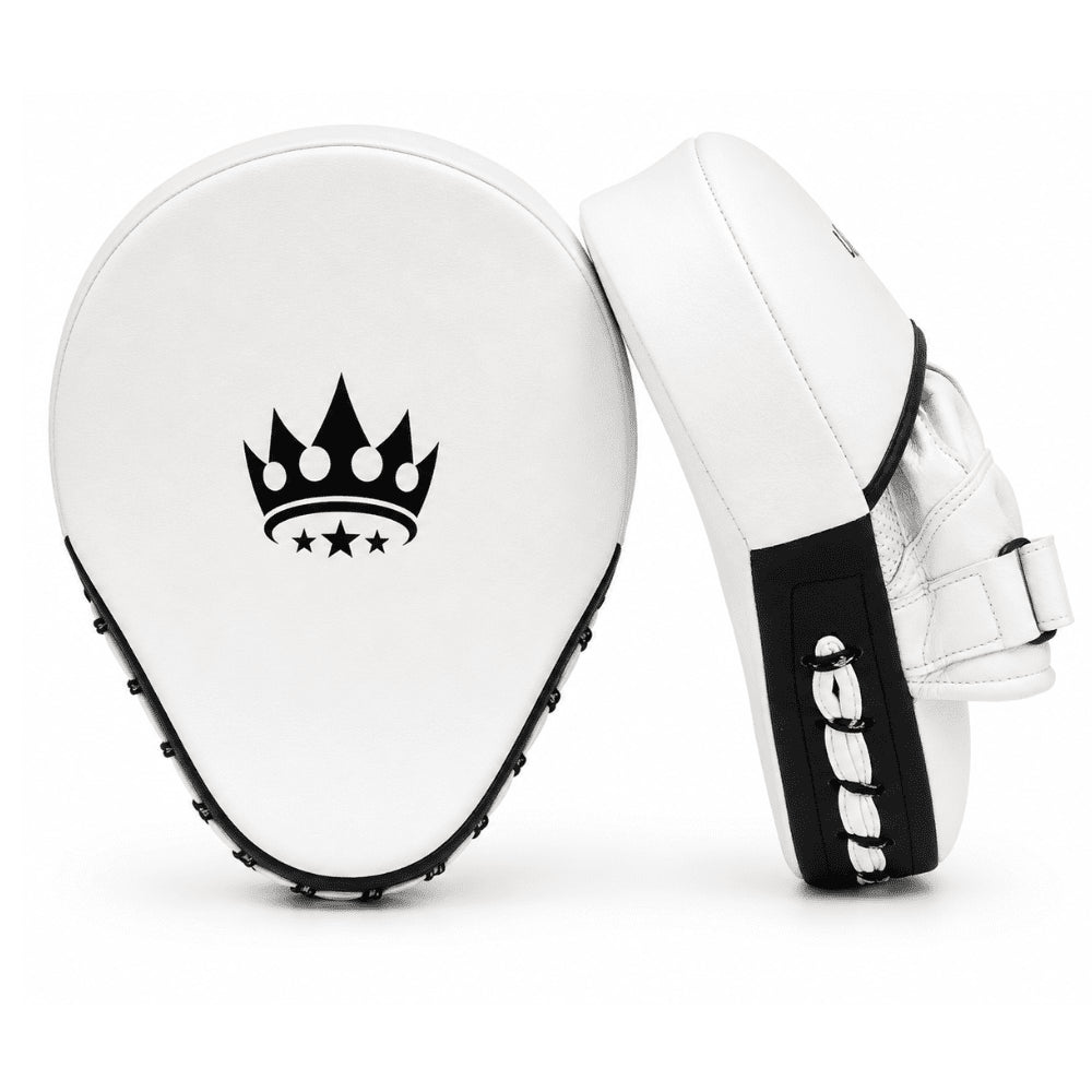 Playerz CoachTech Focus Pads - White - Playerz Boxing