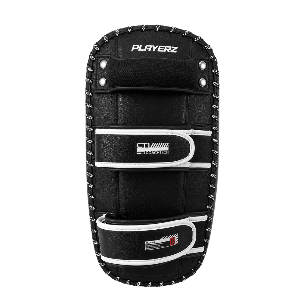 Playerz CoachTech Kick Pads - Black - Playerz Boxing