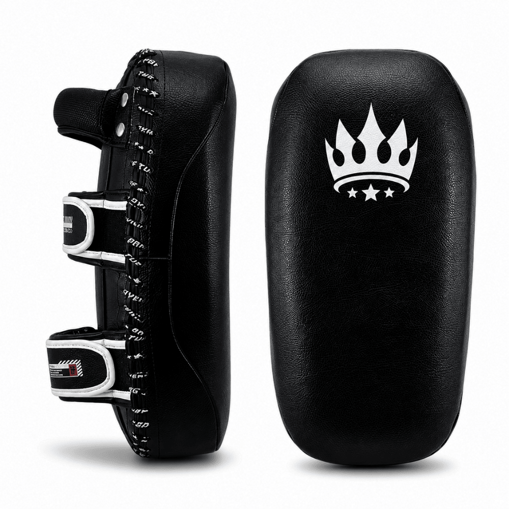 Playerz CoachTech Kick Pads - Black - Playerz Boxing