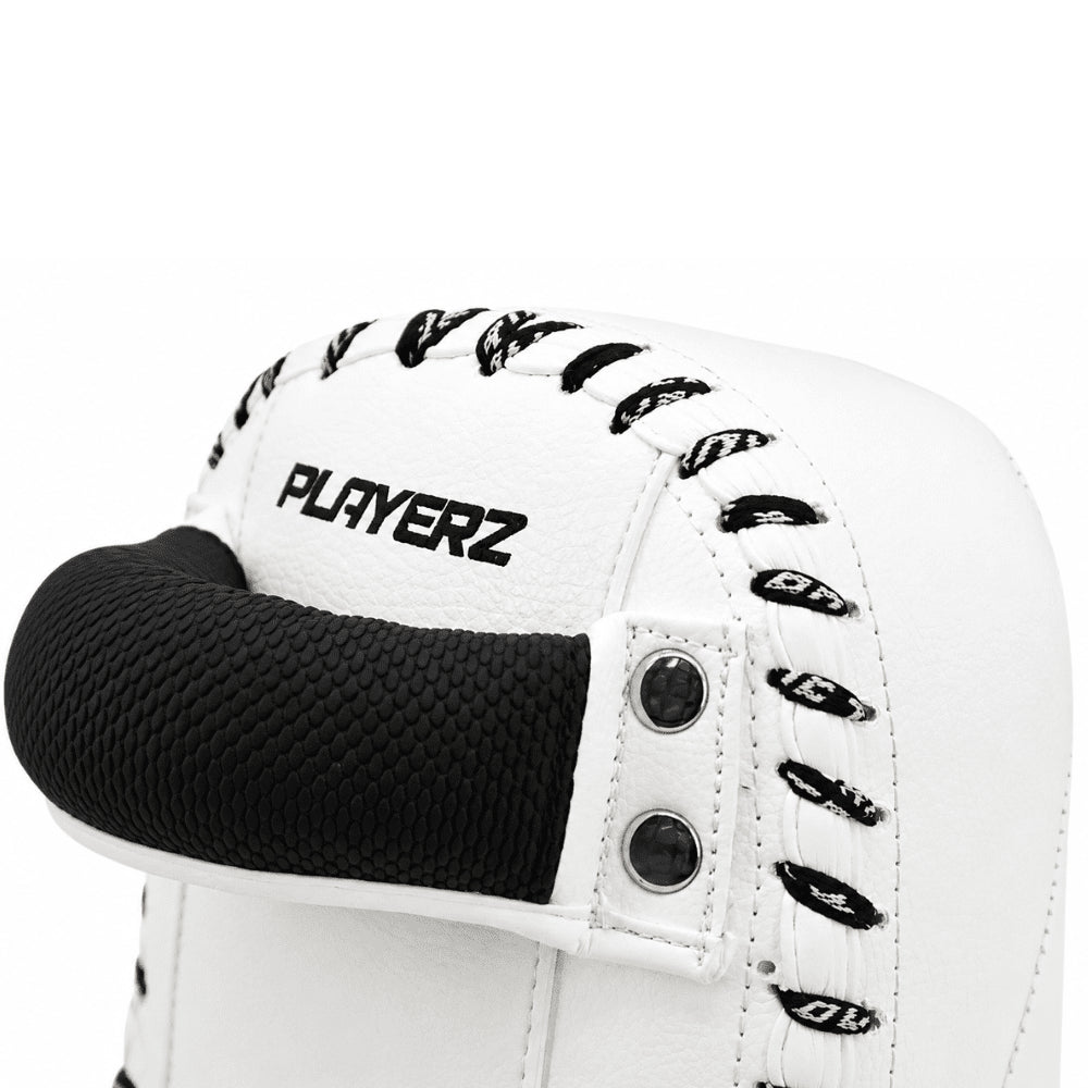 Playerz CoachTech Kick Pads - White - Playerz Boxing