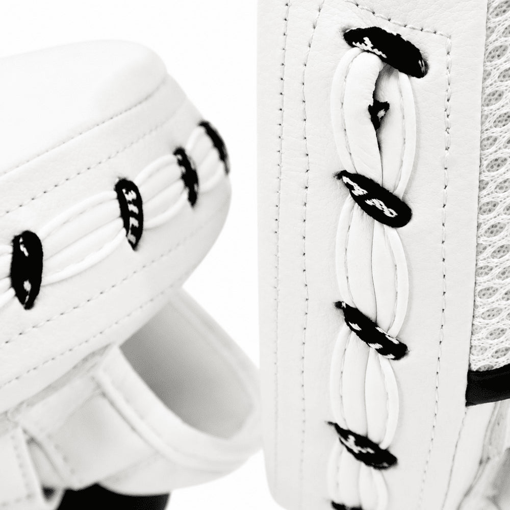 Playerz CoachTech Micro Focus Pads - White - Playerz Boxing