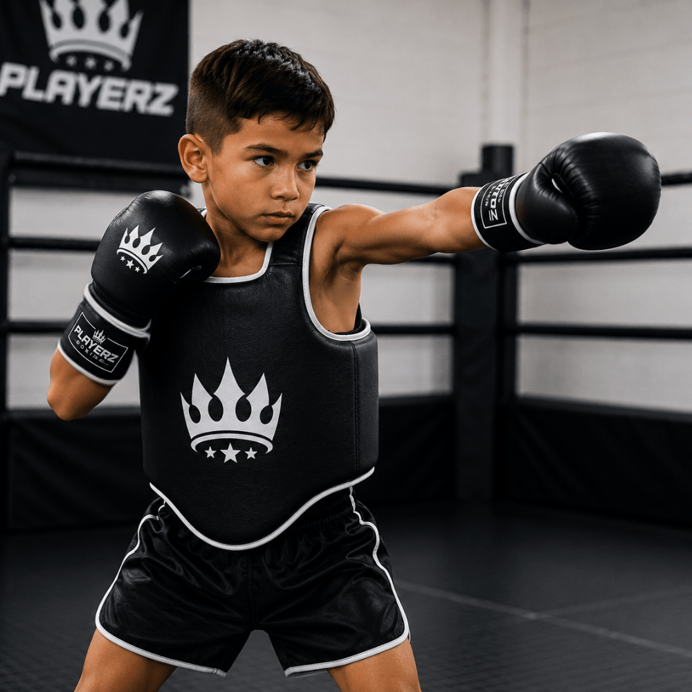Playerz Kids Body Pad - Black - Playerz Boxing