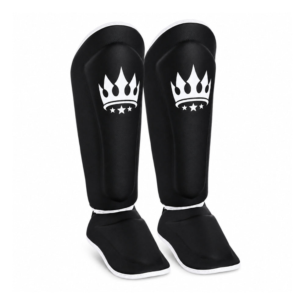 Playerz Kids SparTech Shin Guard - Black - Playerz Boxing