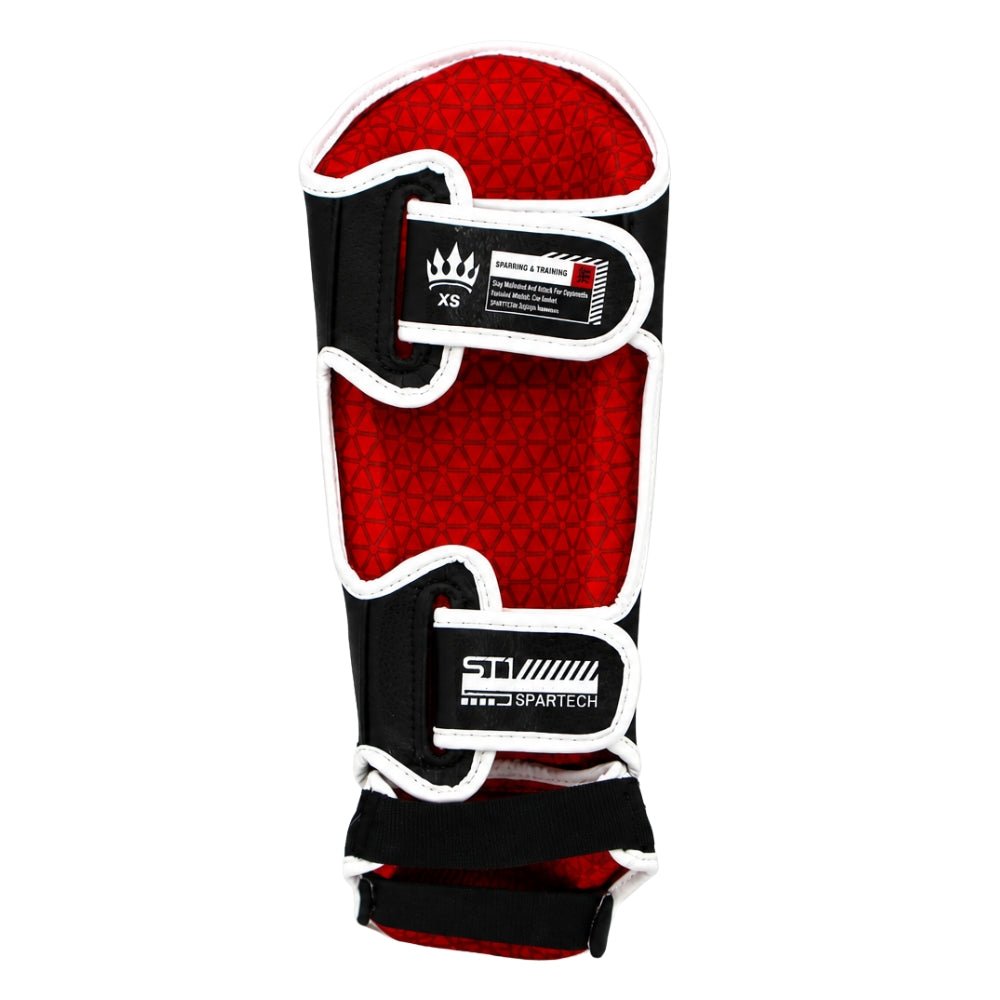 Playerz Kids SparTech Shin Guard - Black - Playerz Boxing