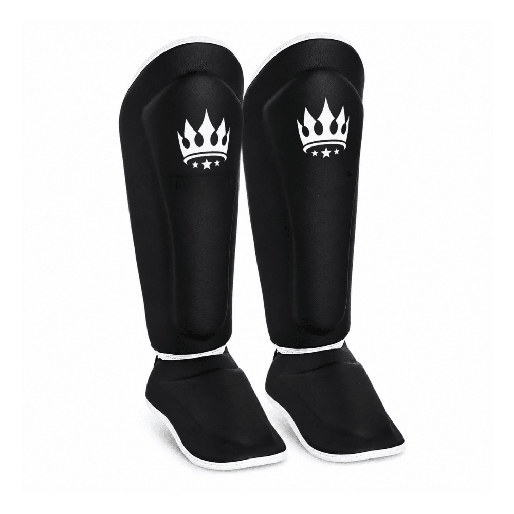 Playerz Kids SparTech Shin Guard - Black - Playerz Boxing