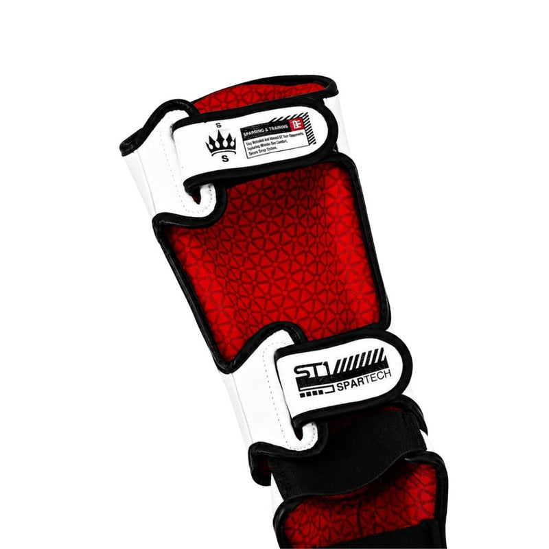 Playerz Kids SparTech Shin Guard - White - Playerz Boxing