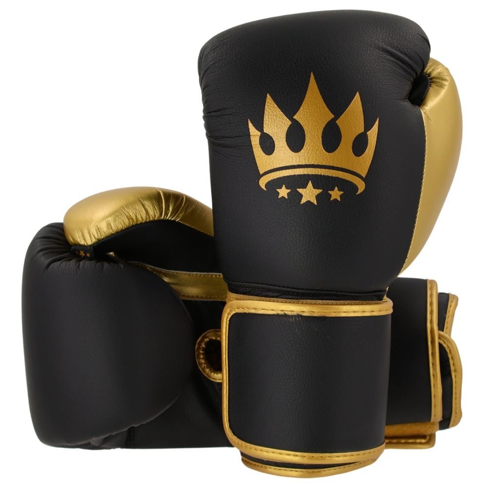 Playerz Power Boxing Gloves - Black/Gold - Playerz Boxing