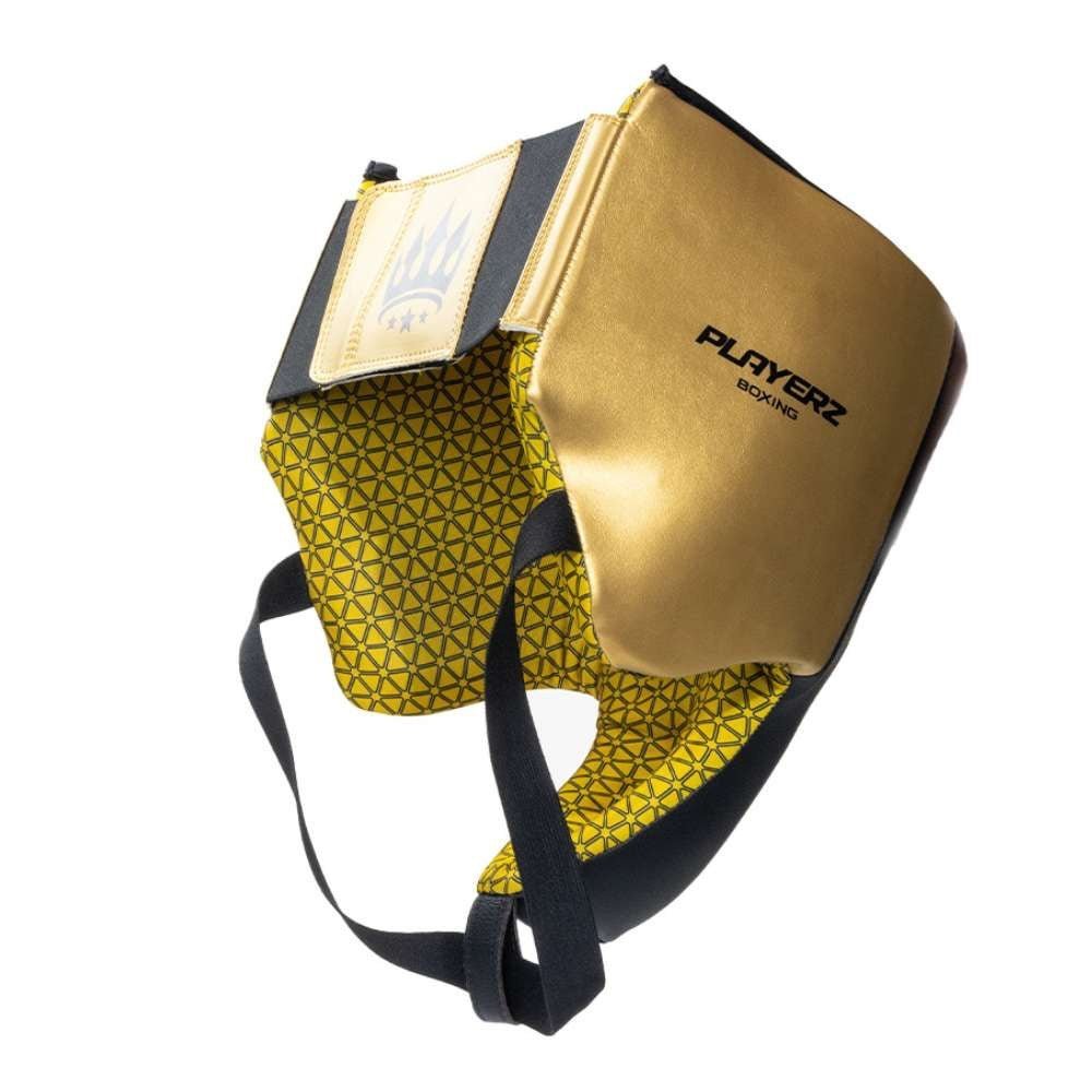 Playerz Power Groin Guard - Black/Gold - Playerz Boxing