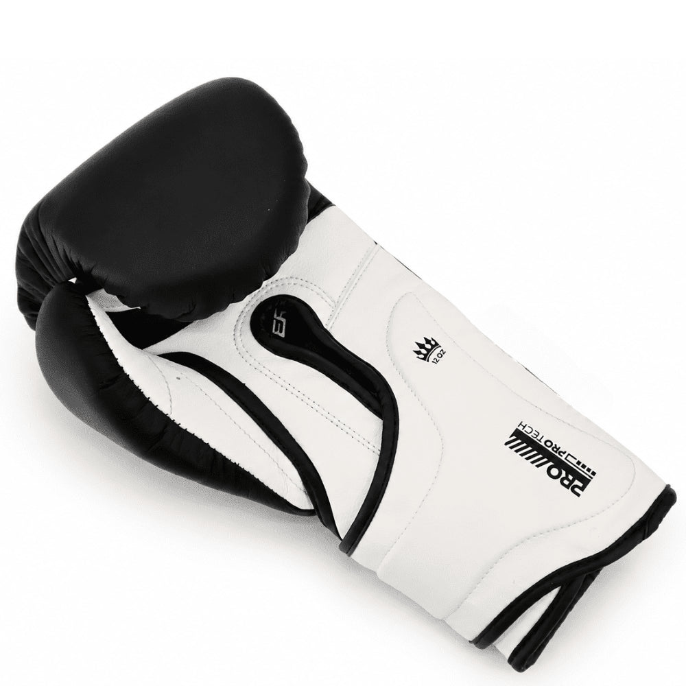Playerz ProTech Boxing Gloves Velcro - Black - Playerz Boxing