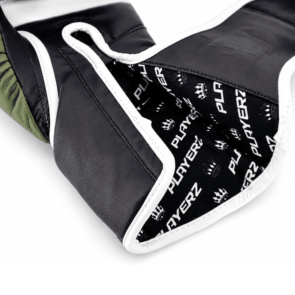 Playerz ProTech Boxing Gloves Velcro - Khaki - Playerz Boxing