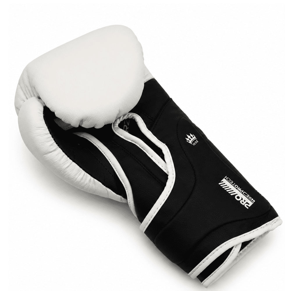 Playerz ProTech Boxing Gloves Velcro - White - Playerz Boxing