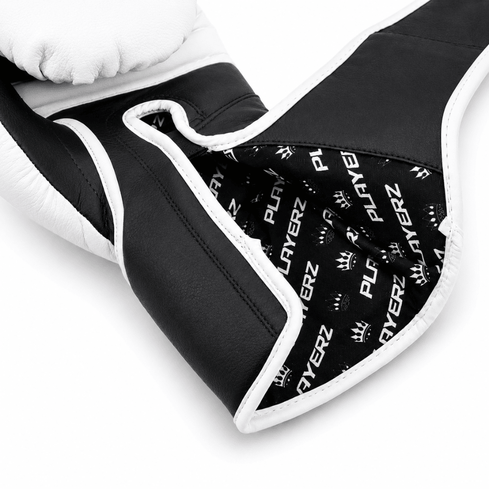 Playerz ProTech Boxing Gloves - White - Playerz Boxing