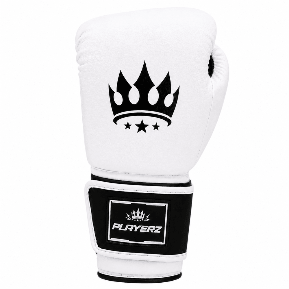 Playerz ProTech Boxing Gloves - White - Playerz Boxing