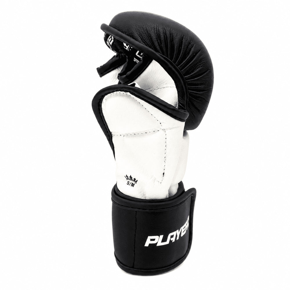 Playerz ProTech MMA Gloves - Black/White - Playerz Boxing