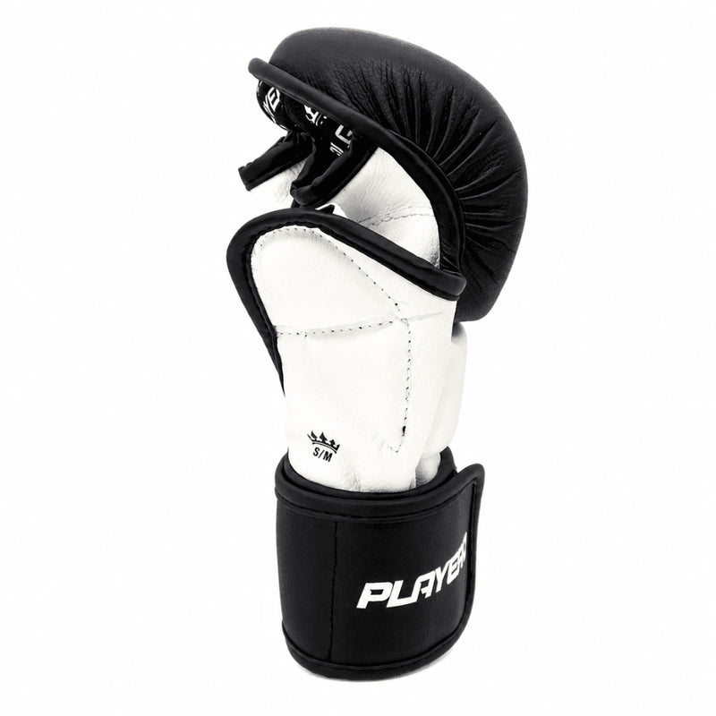 Playerz ProTech MMA Gloves - Black/White - Playerz Boxing