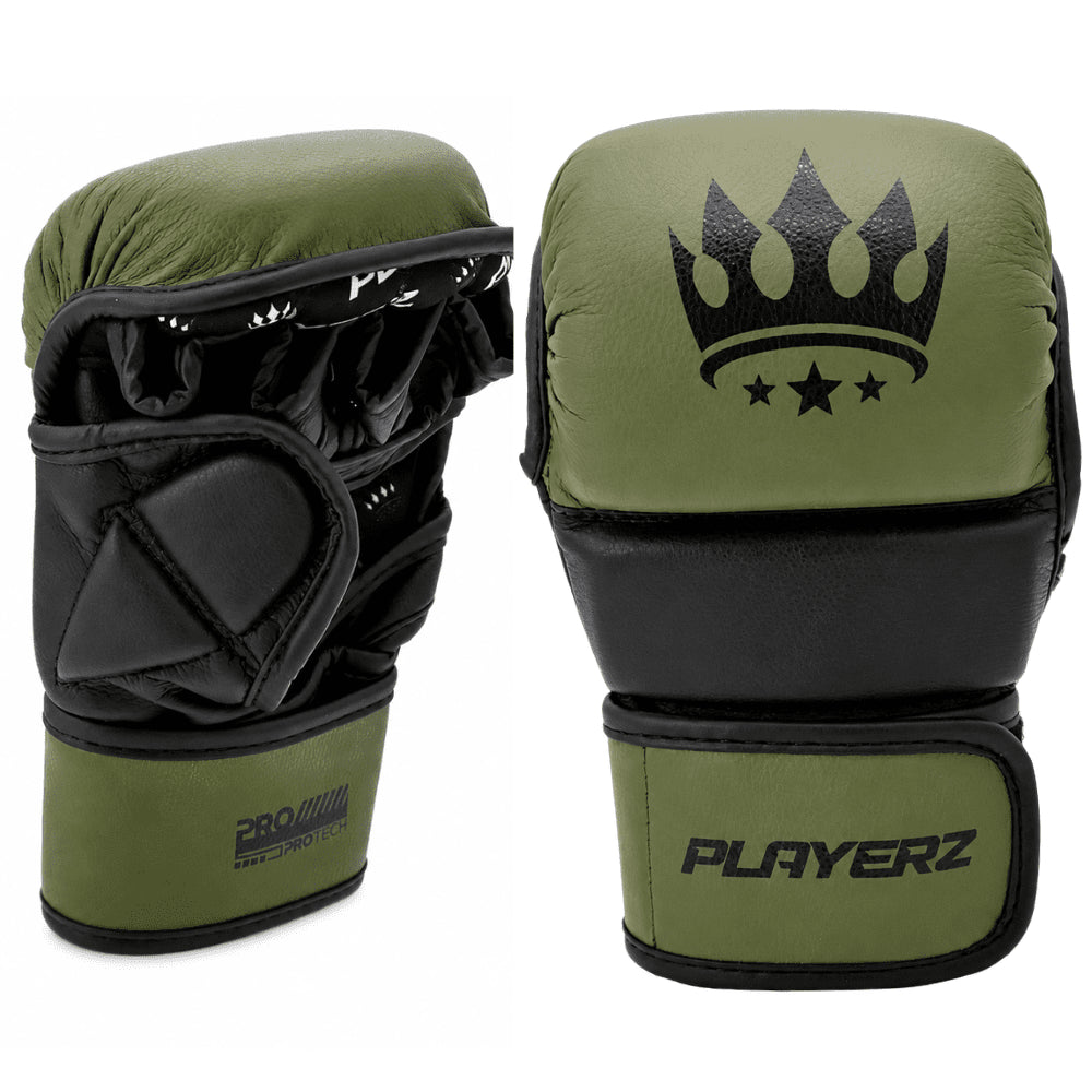 Playerz ProTech MMA Gloves - Khaki - Playerz Boxing