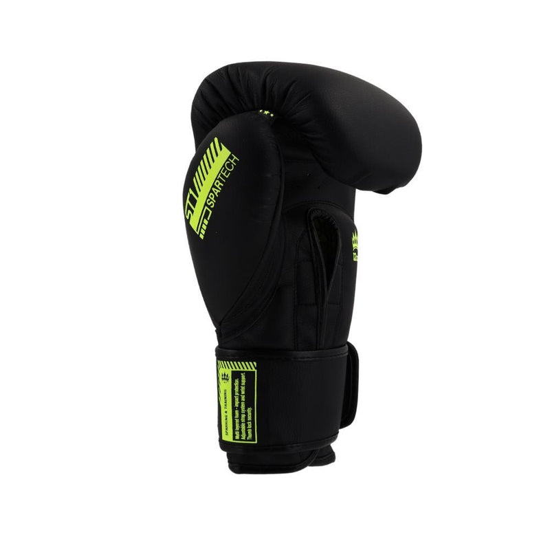 Playerz SparTech Boxing Gloves - Black/Neon - Playerz Boxing