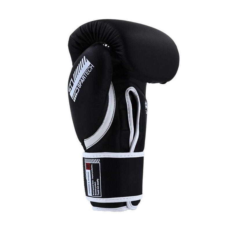 Playerz SparTech Boxing Gloves - Black/White - Playerz Boxing