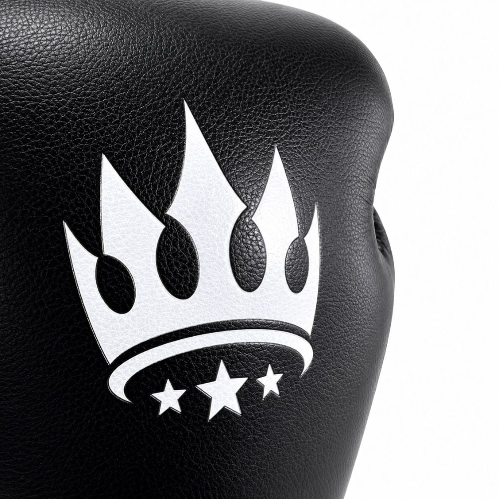 Playerz SparTech Boxing Gloves - Black/White - Playerz Boxing