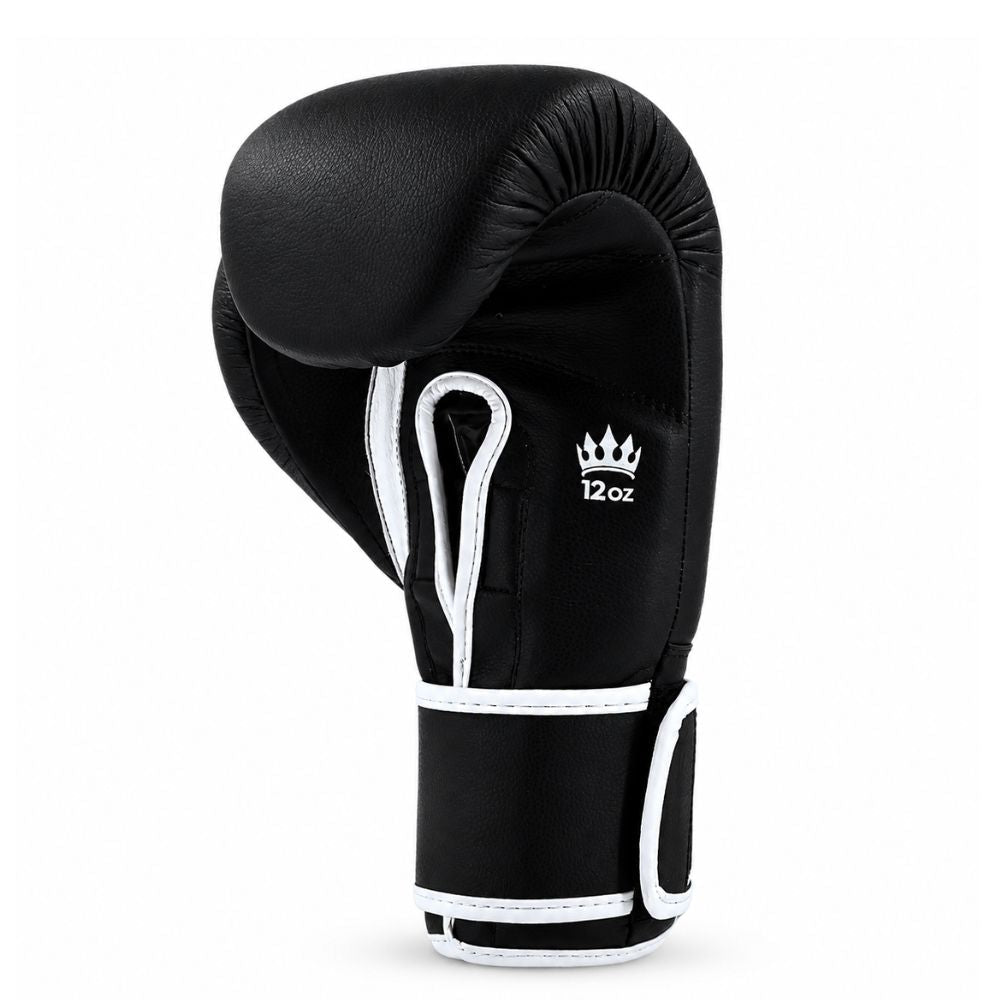 Playerz SparTech Boxing Gloves - Black/White - Playerz Boxing