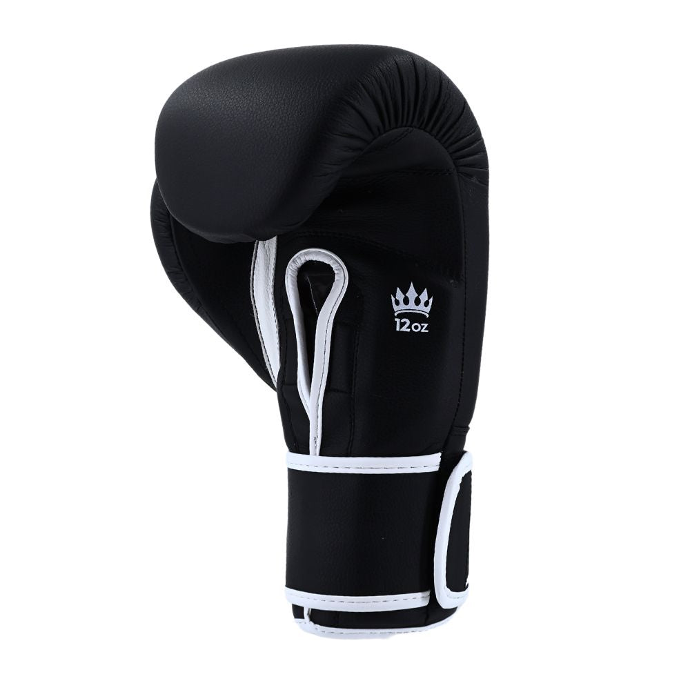 Playerz SparTech Boxing Gloves - Black/White - Playerz Boxing