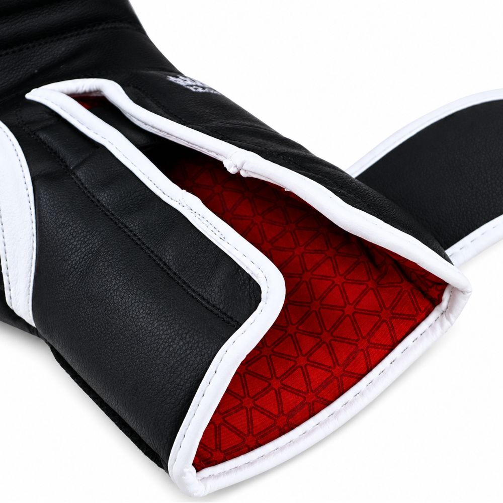 Playerz SparTech Boxing Gloves - Black/White - Playerz Boxing