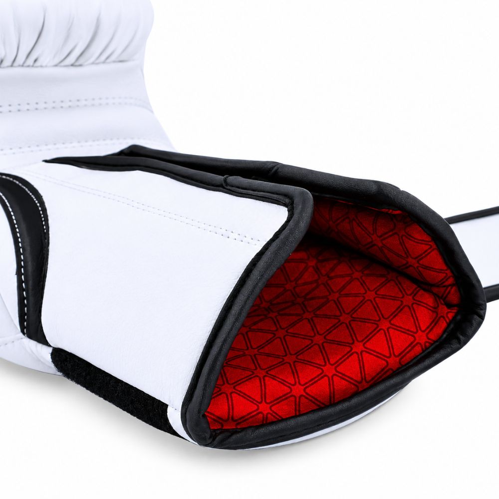 Playerz SparTech Boxing Gloves - White/Black - Playerz Boxing