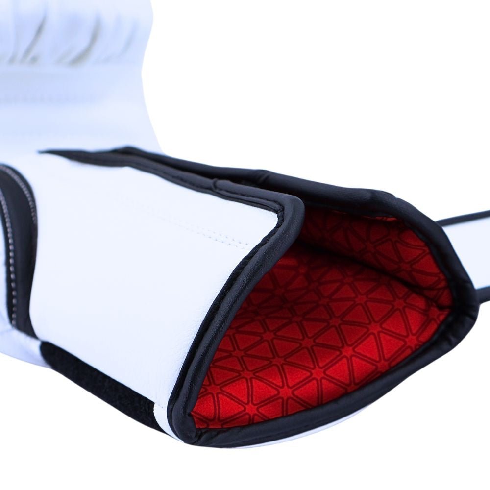 Playerz SparTech Boxing Gloves - White/Black - Playerz Boxing