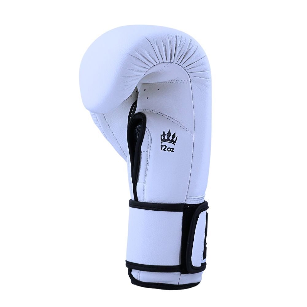 Playerz SparTech Boxing Gloves - White/Black - Playerz Boxing