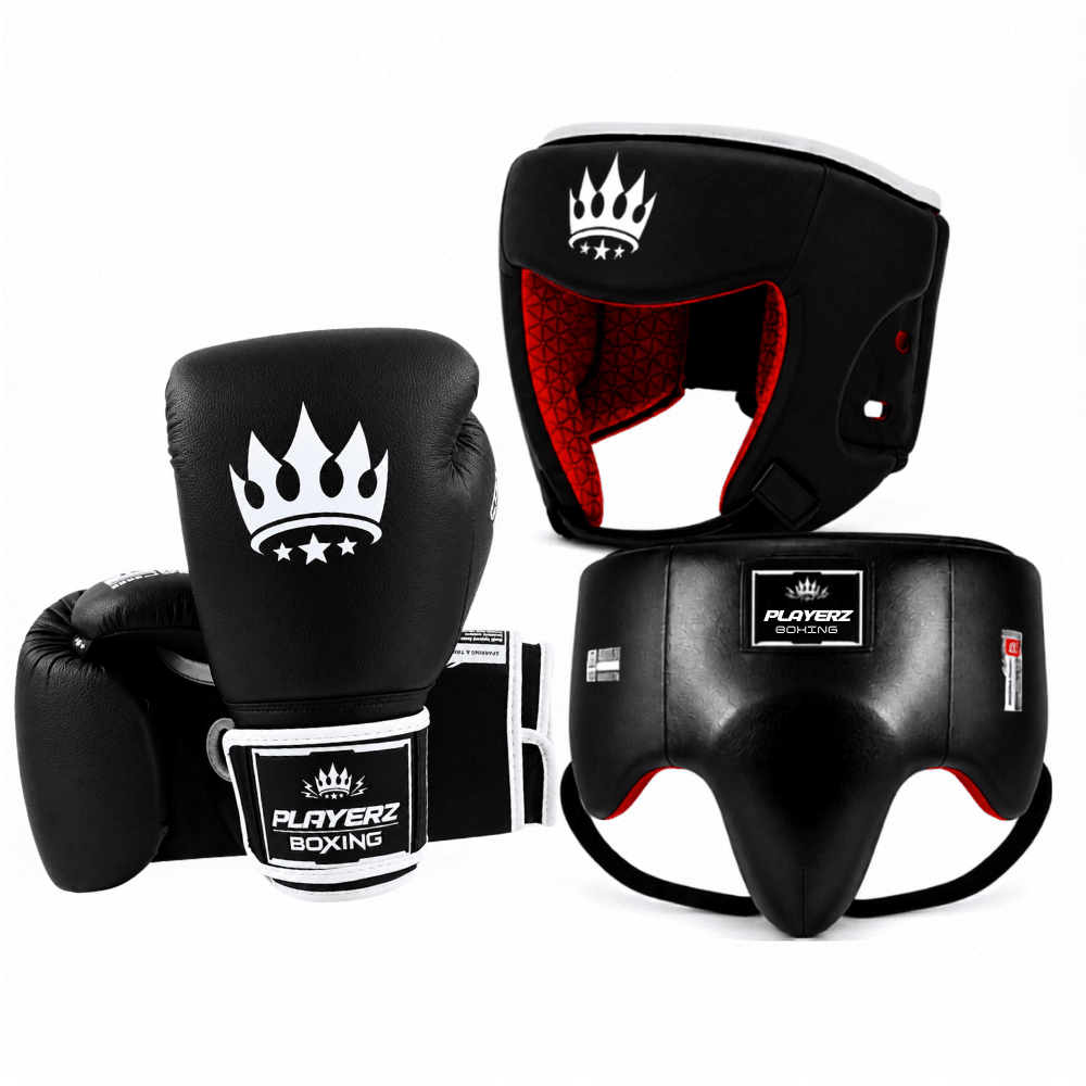 Playerz SparTech Boxing Set - Black - Playerz Boxing