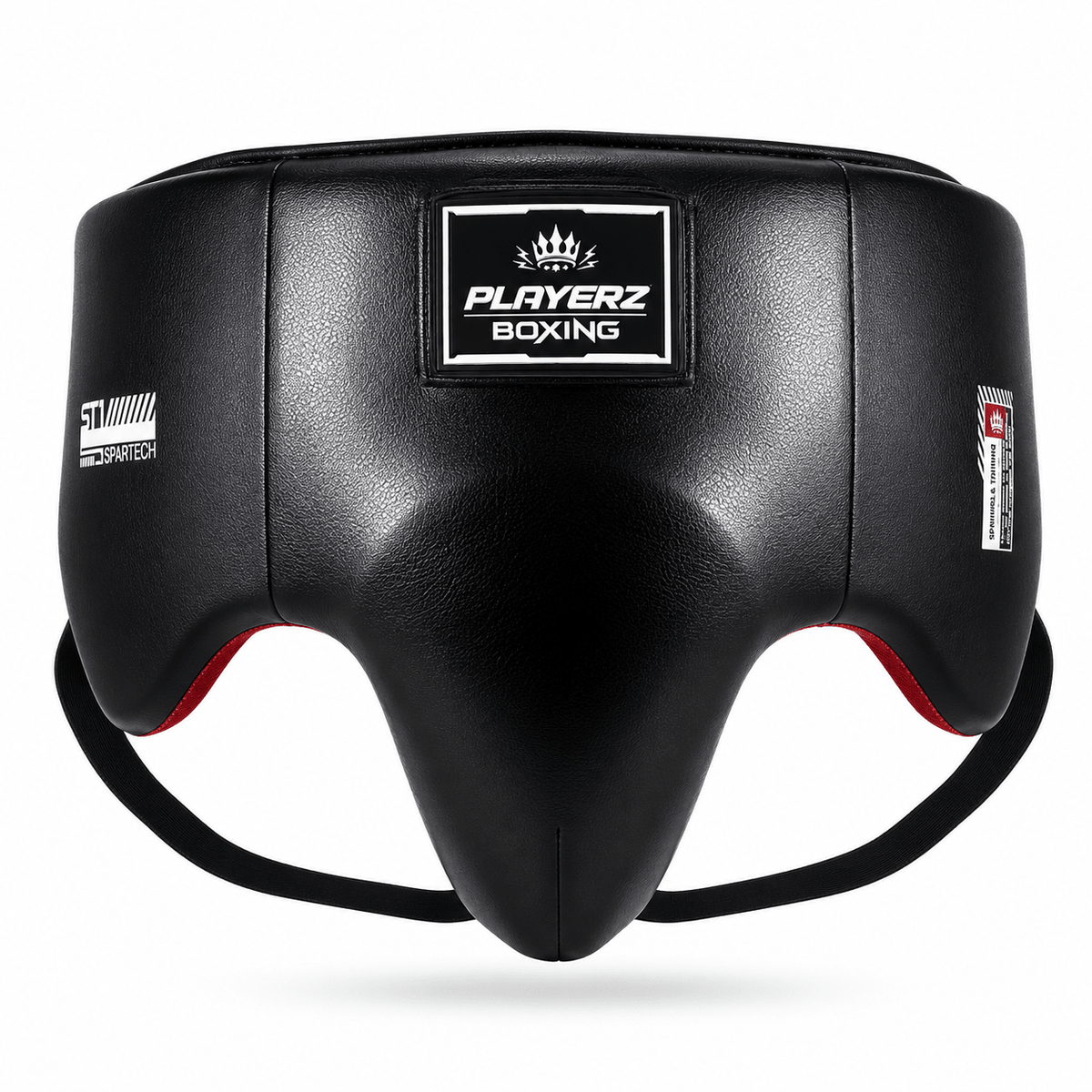 Playerz SparTech Groin Guard - Black/White - Playerz Boxing