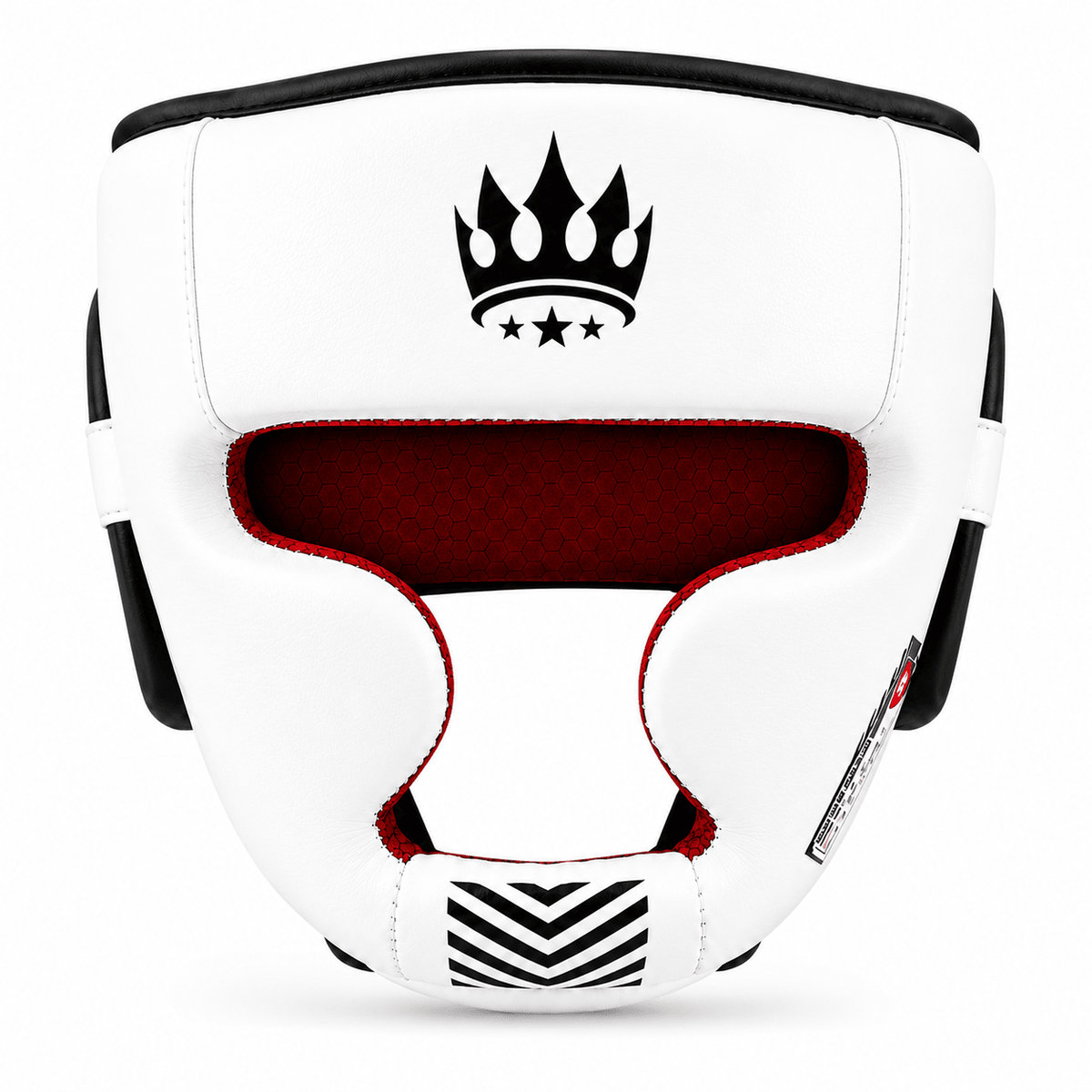 Playerz SparTech Head Guard - White/Black - Playerz Boxing