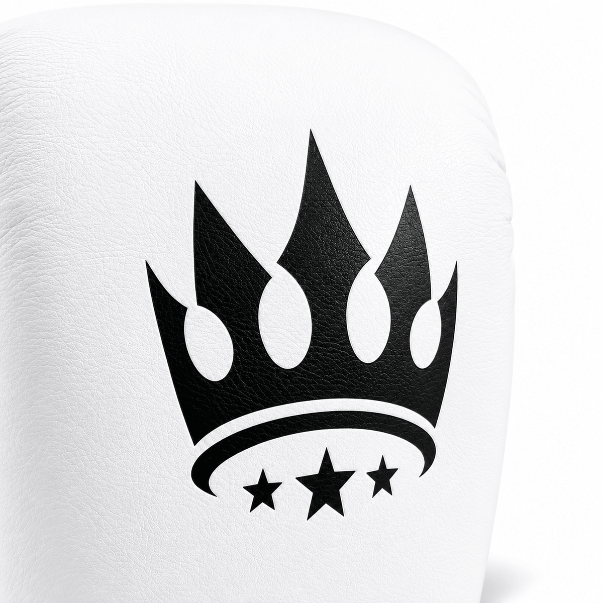 Playerz SparTech Lace Boxing Gloves - White/Black - Playerz Boxing