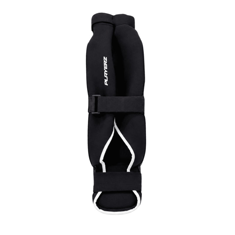 Playerz SparTech MMA Shin Guard - Black/White - Playerz Boxing