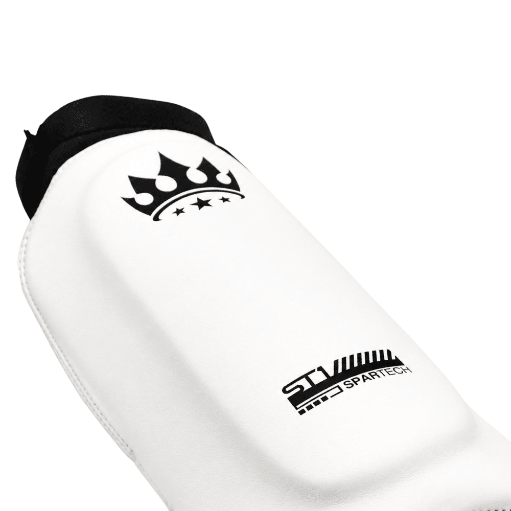 Playerz SparTech MMA Shin Guard - White/Black - Playerz Boxing