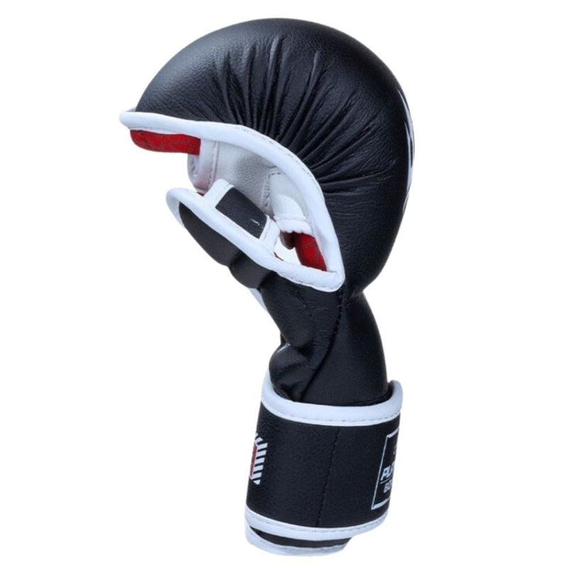 Playerz SparTech MMA Sparring Gloves - Black/White - Playerz Boxing